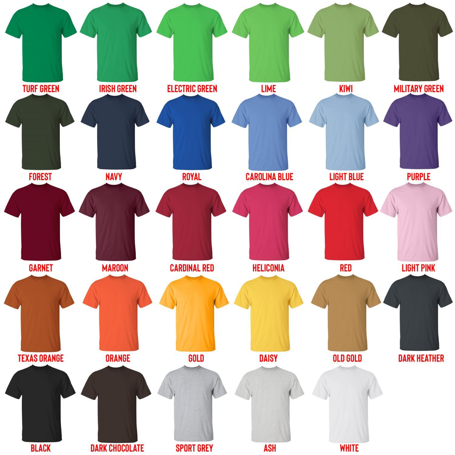 t shirt color chart - Delicious In Dungeon Shop